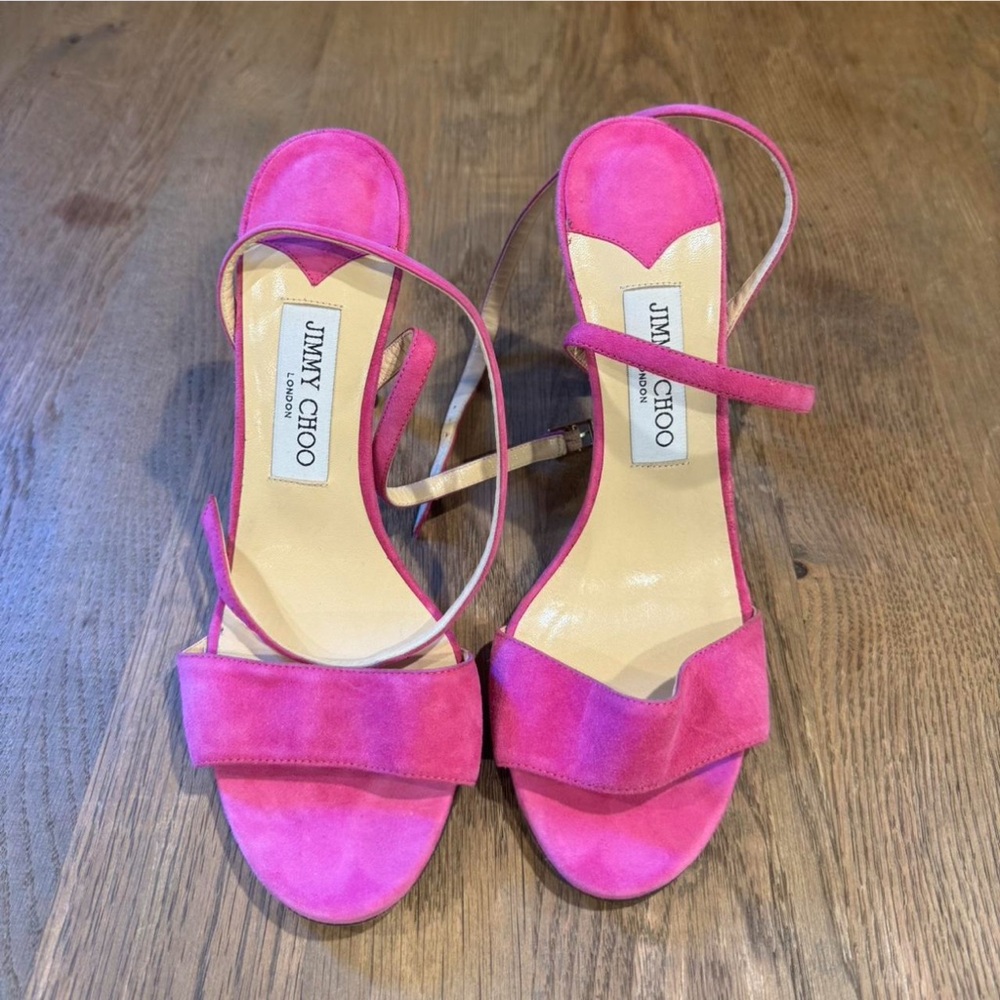 Jimmy Choo Pink Heeled Sandals